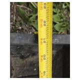 Lot of 6 Rubber Parking Curb Stops with Bolts Set - 6"x21"
