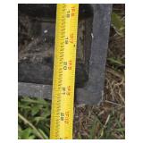 Lot of 6 Rubber Parking Curb Stops with Bolts Set - 6"x21"