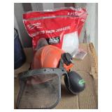 Milwaukee Bolt Hard Hat AND Hard Hat with Forester Ear Protection and Face Shield
