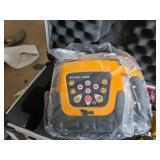 Rotary Laser Level Kit with Tripod and Measuring Rod - New