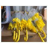 Halloween Decorations and Yellow Umbrellas