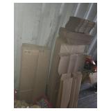 Uline Cardboard Shipping Boxes including sizes: 4x4x36 inches, 8x8x8 inches, 12x12x12 inches, and 18x18x24 inches.