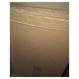 Uline Cardboard Shipping Boxes including sizes: 4x4x36 inches, 8x8x8 inches, 12x12x12 inches, and 18x18x24 inches.