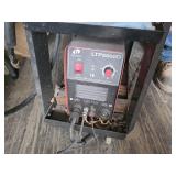 Rhino MIG-145 Welder and Lotos LTP5000D Plasma Cutter on Cart - Both Work, Back Cover is Off Welder