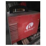 Rhino MIG-145 Welder and Lotos LTP5000D Plasma Cutter on Cart - Both Work, Back Cover is Off Welder