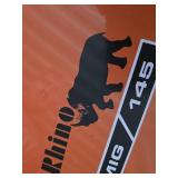 Rhino MIG-145 Welder and Lotos LTP5000D Plasma Cutter on Cart - Both Work, Back Cover is Off Welder