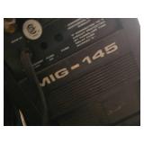 Rhino MIG-145 Welder and Lotos LTP5000D Plasma Cutter on Cart - Both Work, Back Cover is Off Welder