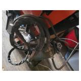 Rhino MIG-145 Welder and Lotos LTP5000D Plasma Cutter on Cart - Both Work, Back Cover is Off Welder