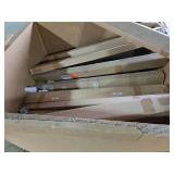 Huge Lot of Cordless Window Blinds - Various Sizes, Various Colors about 1/2-2/3 full Gaylord on a Pallet