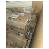 Huge Lot of Cordless Window Blinds - Various Sizes, Various Colors about 1/2-2/3 full Gaylord on a Pallet