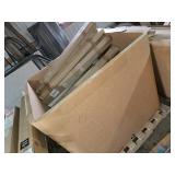 Huge Lot of Cordless Window Blinds - Various Sizes, Various Colors about 1/2-2/3 full Gaylord on a Pallet