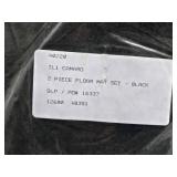 New ZL1 Camaro 2 Piece Floor Mat Set - Black
