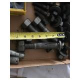 Lot of Trailer Parts Including Wheel Seals, Bolts, and Valves