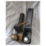 Trailer Hitches - 1 with a 2" ball and Standard Receiver, The other with Smaller Ball and Smaller Receiver