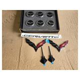 New Corvette Emblems and Cap Covers Set