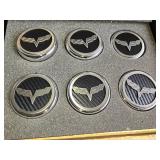 New Corvette Emblems and Cap Covers Set