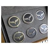 New Corvette Emblems and Cap Covers Set