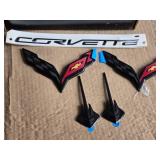 New Corvette Emblems and Cap Covers Set