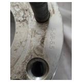Wheel Spacers Set for Automotive Use marked with "5-5/6-5.5" for bolt pattern reference