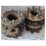 Chevy Dually Front Hub Adapters