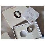 2 New, 1 Slightly Used Smart Ring Lot including Stainless Steel Smart Rings