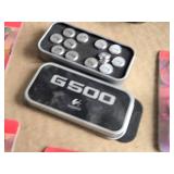 Racing LED Bulbs and Logitech G500 Mouse Weights Set with Miscellaneous Accessories
