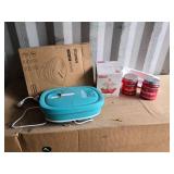 HOSPAN Foot Spa Massager, Dash Deluxe Egg Cooker, and Cellmass Supplements (Expired 9/20)