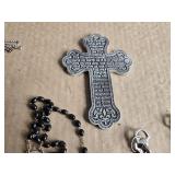 Rosaries, Cross Pendant, and Keys