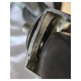 Lot of 4 Swivel Caster Wheels with Threaded Stem, 3" Wheels