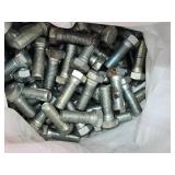 Lot of Approximately 80 Grade 8 Bolts - 7/8" x 2.5"