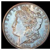 AU 1881-S Morgan Silver Dollar, Original Surfaces