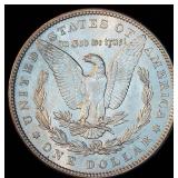 AU 1889-P Morgan Silver Dollar, Original Surfaces