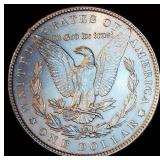 AU+ 1886-P Morgan Silver Dollar, Original Surfaces w/Better Luster