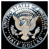 .999 Fine 2019-S Silver Proof DCAM Kennedy Half Dollar, Mint Fresh