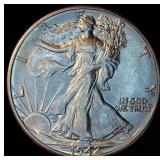 AU/AU+ 1942-P Walking Liberty Half Dollar