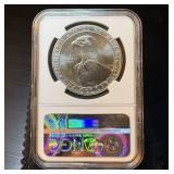 1983-D NGC MS 69 Olympics (Discus) Silver Dollar, 1st Year, Mint Fresh