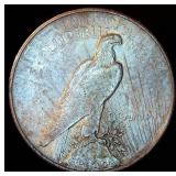 Better Date 1928-S Silver Peace Dollar, Original Surfaces, Muted Luster, Slight Toning