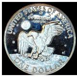 Uncirculated Silver Proof 1971-S Eisenhower Dollar