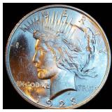 Uncirculated 1923-P Silver Peace Dollar, Blazing Original Luster