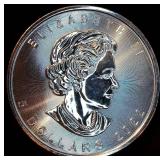 BU 2023 1oz .9999 Silver Maple Leaf