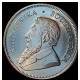 Choice BU 1oz .999 Silver 2020 South Africa Krugerrand