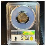 Semi Key 1922-D Lincoln Penny, PCGS AU Detail, Red Brown, tooled (reverse)