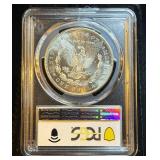 1878-S Morgan Silver Dollar, PCGS MS 62, Semi PL, Strong for the Grade