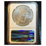 2012 Silver Eagle, NGC MS 70, Mint Fresh