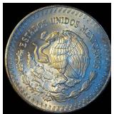 Better Date 1982 Mexican 1 Onza, 1oz .999, Original Surfaces, Near Full Luster, FIrst Year