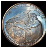 1oz .999 Silver NW Territorial Mint Round