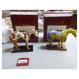 2 Westland "The Trail of Painted Ponies" Statues