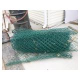 Green Coated Chain Link Fencing