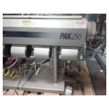 Plastic Extruder PAC 250 in excellent condition, you will NEED a dock level truck for removal as this weighs a estimated 9000 lbs. It has a giant motor.