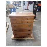 vintage dresser some small nicks , from the 1070s would be great for someone who refinished cabinets.